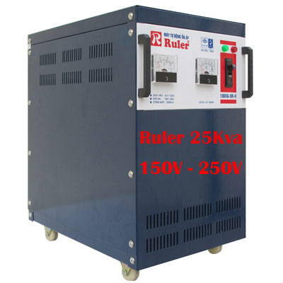 Ổn áp Ruler 25Kva dải điện áp 150V - 250V