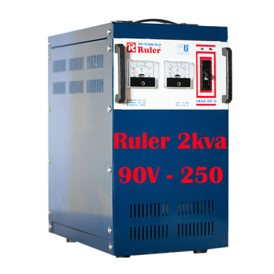 Ổn áp Ruler 2Kva dải điện áp 90 - 250V