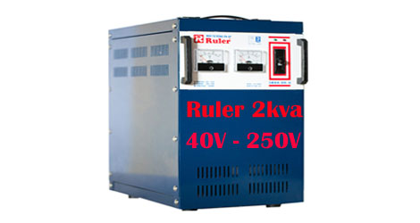 Ổn áp Ruler 3Kva dải điện áp 40V - 250V